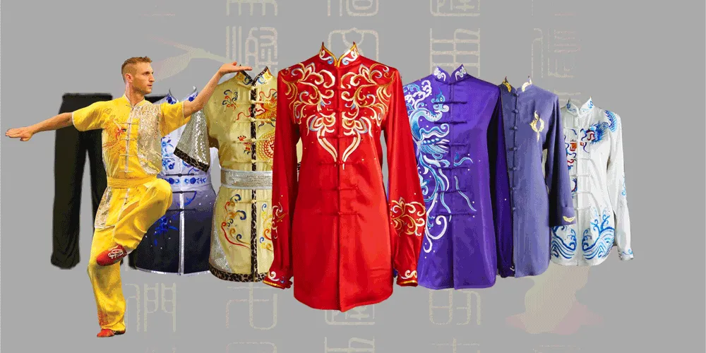 Color Gradient Kungfu Silks Uniforms